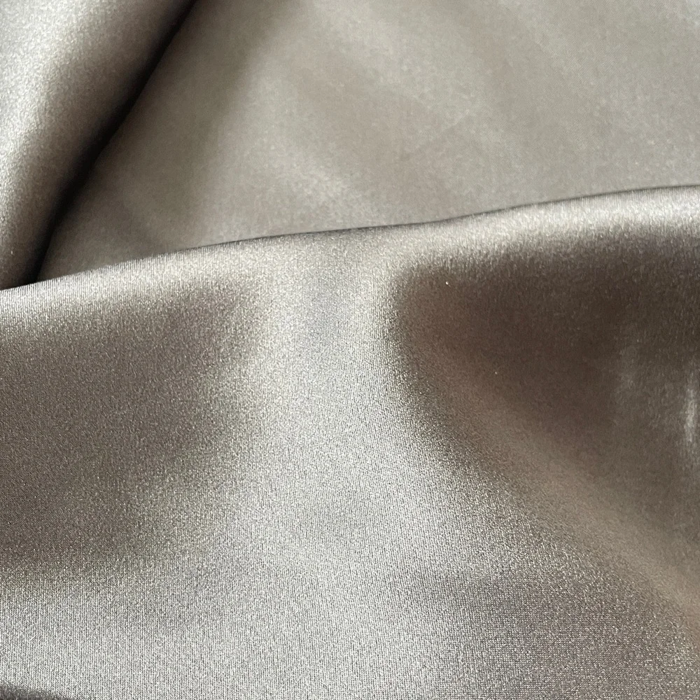 QUINCE SILK MINI SLIP DRESS
***LAVA SMOKE COLOR***
New with tag 
Size small - Picture 4 of 7